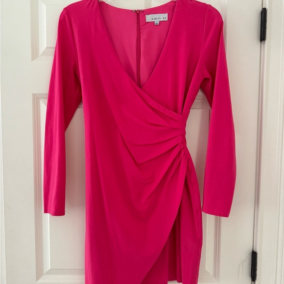 Adelyn Rae Dresses & Skirts - Hot pink cocktail dress by Adelyn Rae in excellent condition